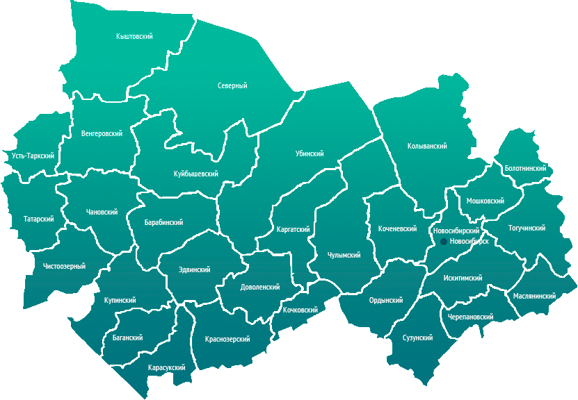Социальная карта Новосибирской области